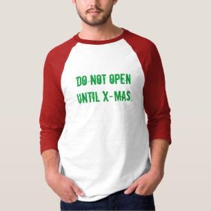 NÃO ABRA até o Tshirt da camiseta da camisa do