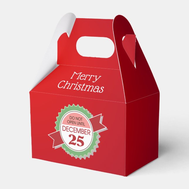 Não Abrir Até A Caixa De Favoritos De Natal (Frente)