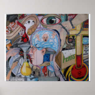 Não acenando, mas afogando Poster de Arte Original