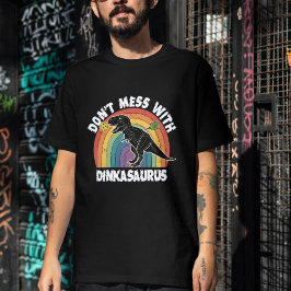 Não Brinque Com a Camisa de Pickleball Dinkasaurus