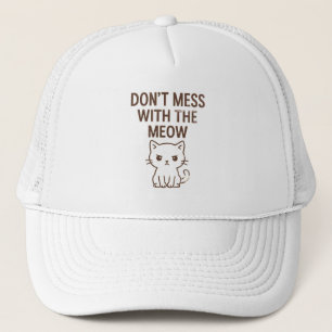 Não Brinque com o Boné de Beisebol Meow