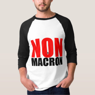 NÃO camisa dos homens do à MACRON