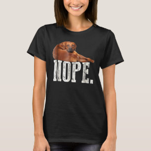 Não Camiseta de Amante de Cão Rhodesian Ridgeback