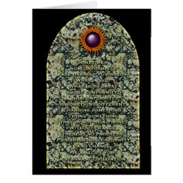 Não cartão do Conformist