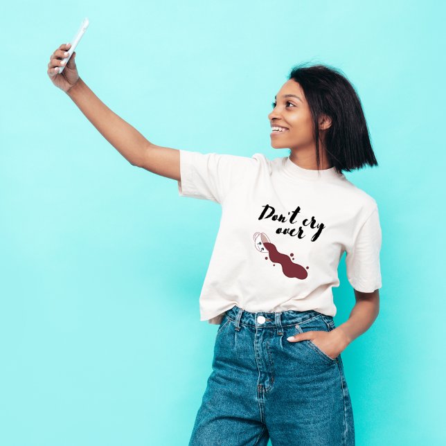 Não chore sobre a camisa de café Derramar (Criador carregado)