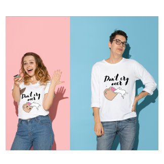 Não chore sobre a camisa do leite Derramar