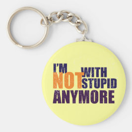 Não Com Chaveiro Estúpida