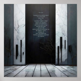 NÃO COMO Poster de Filosofia Poem