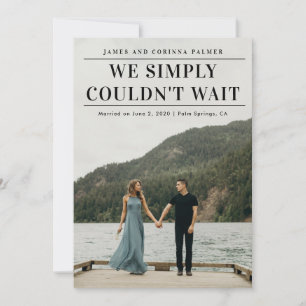 Não conseguimos esperar anúncio de casamento