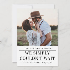 Não conseguimos esperar anúncio de casamento