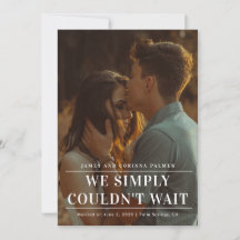 Não conseguimos esperar anúncio de casamento