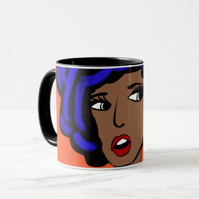 Não consigo deixar de ver essa caneca (Frente Esquerda)