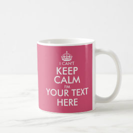 Não consigo ficar calmo | Engraçada caneca de café