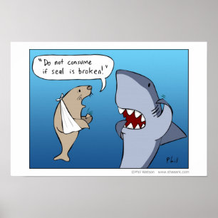 Não consumir se o selo estiver quebrado - Poster