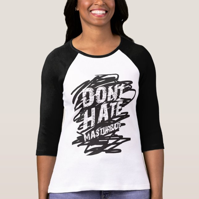 NÃO DEIE MASTURBATE a camisa (Frente)