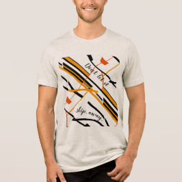 "Não deixe escapar" Design Laranja Preto