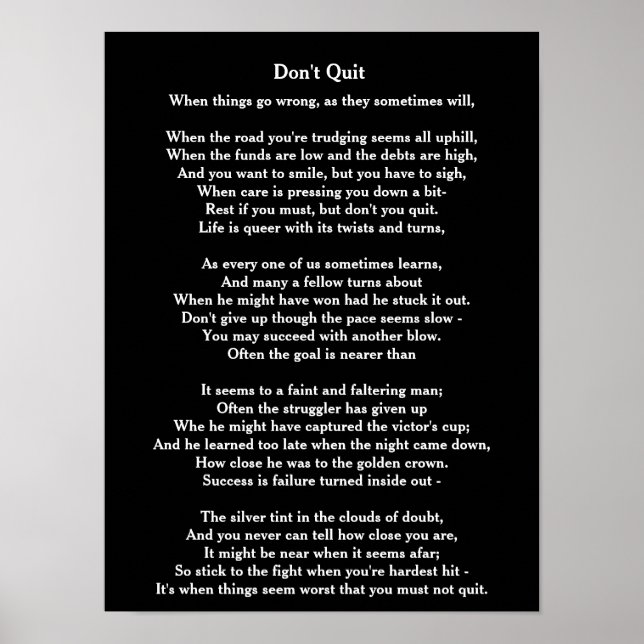 Não deixe o poema - poster (Frente)