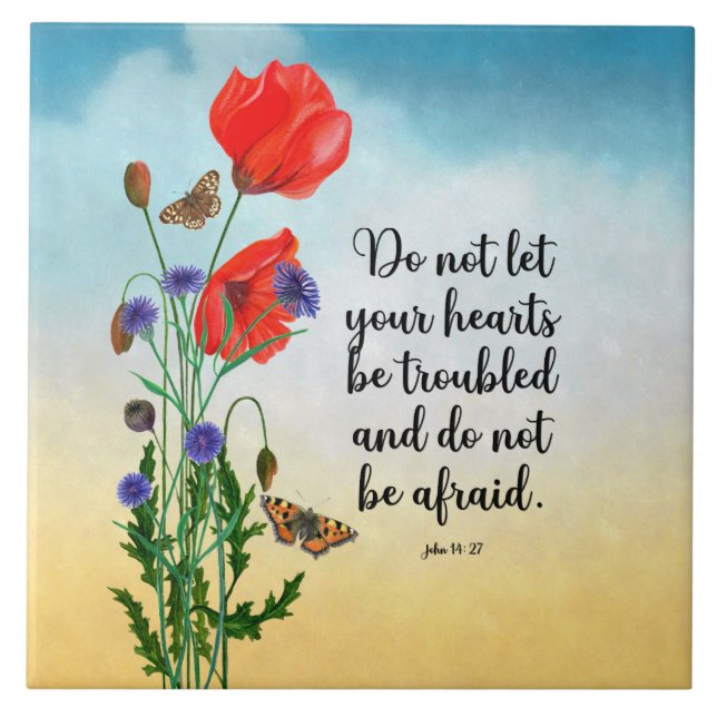 Não deixe seus corações se incomodarem (Frente)