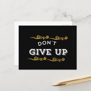 Não desista do convite motivacional - Elegante Bl