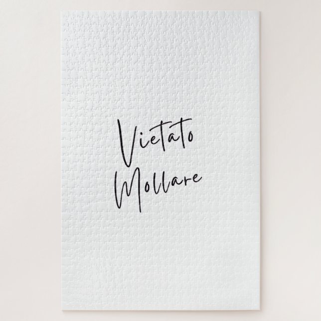 "Não desiste" Quebra-cabeça Inspiracional Difícil (Vertical)