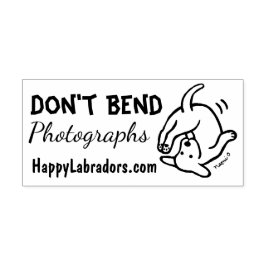 Não Dobre o Carimbo de Borracha Labrador