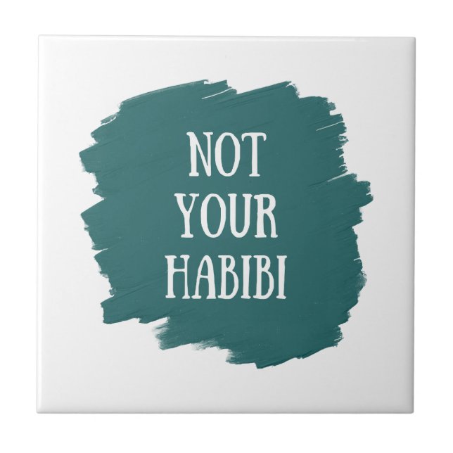 Não é a sua Habibi (Frente)