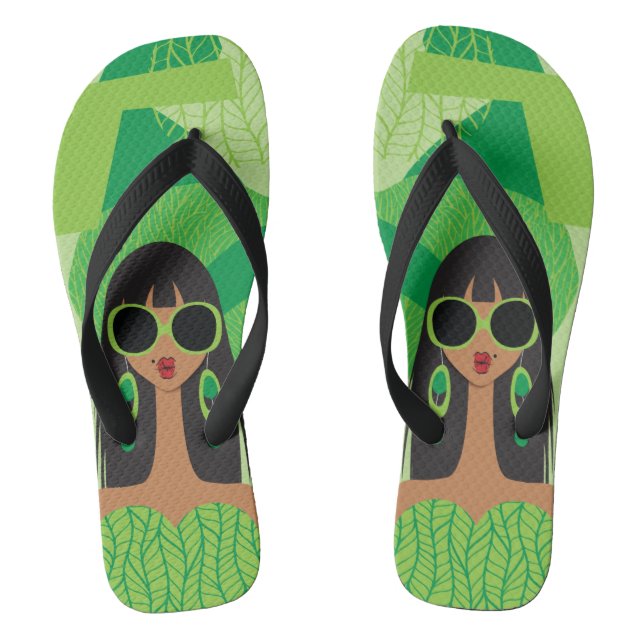 Não é fácil ser Chinelos verdes (Pé da cama)