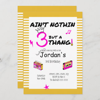 Não é nada além de um convite de 3 mil, rosa