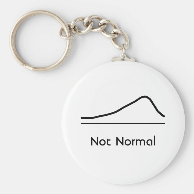 Não é normal para chaveiro de Amplos de Estatístic (Frente)