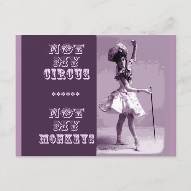 Não é o meu cartão postal do Circus (Frente)