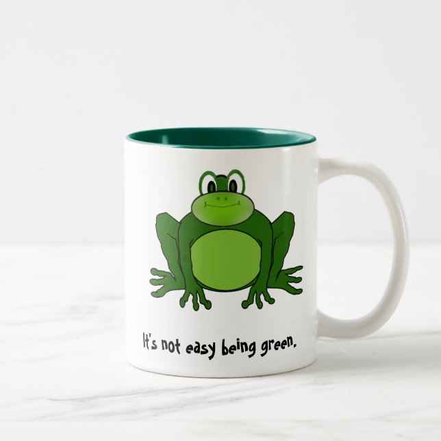 Não é ser fácil verde. - Caneca (Direita)
