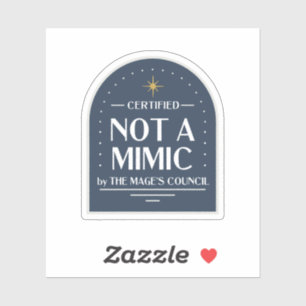 Não é um adesivo mimetizado D&D