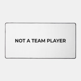 Não é um Jogador de Equipe Tipografia Minimalista