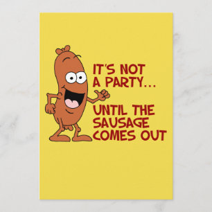 Não é um partido até o convite engraçado da