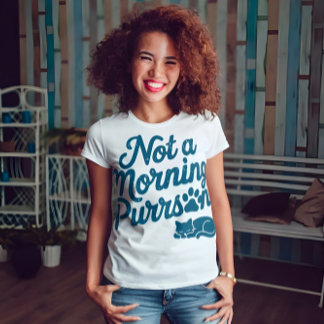 Não é um Purrson Engraçado Camisa de Gato