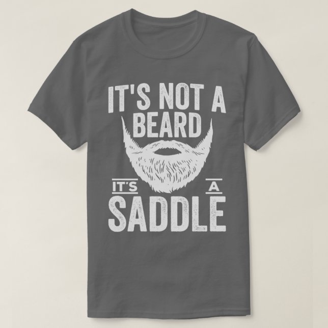 Não É Uma Barba É Uma Camisa De Saddirt (Frente do Design)
