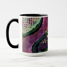 Não é uma caneca projetada para abstrato de Dia Ma