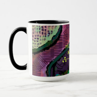 Não é uma caneca projetada para abstrato de Dia Ma