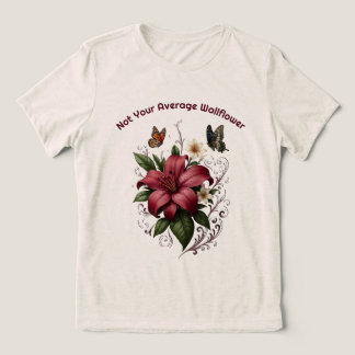 "Não É Uma Florzinha de Parede Média" Floral Elega
