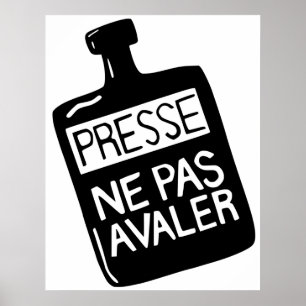 Não engula o poster da imprensa