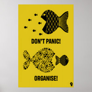Não Entre em Pânico, Organize! Impressão de Arte M