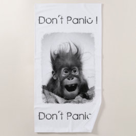NÃO ENTRE EM PÂNICO! Toalha de praia