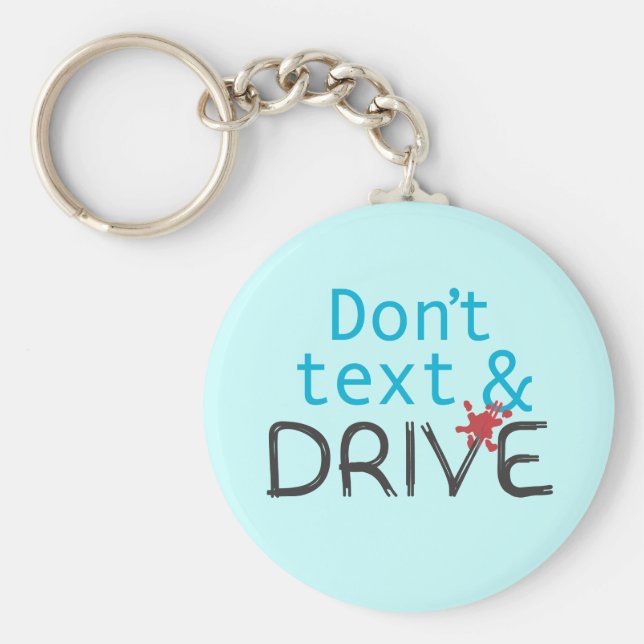 Não enviar mensagens de texto e chaveiros de unida (Frente)