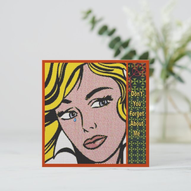 Não Esquecer 1 Convite (Em pé/Frente)