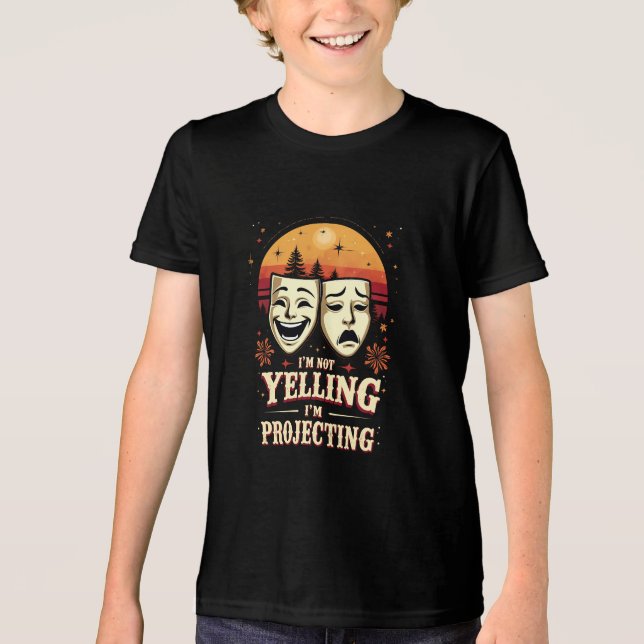 Não estou gritando. Estou projetando teatro retrô (Frente)