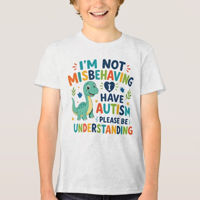 Não estou me comportando mal, eu tenho autismo (Frente)