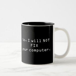 Não, eu NÃO FIXAREI sua caneca do computador