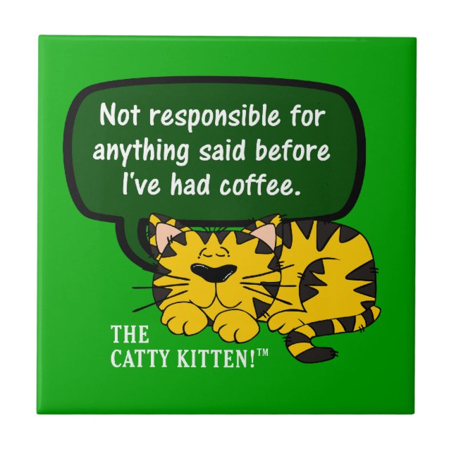 Não fale comigo até eu tomar uma xícara de café (Frente)