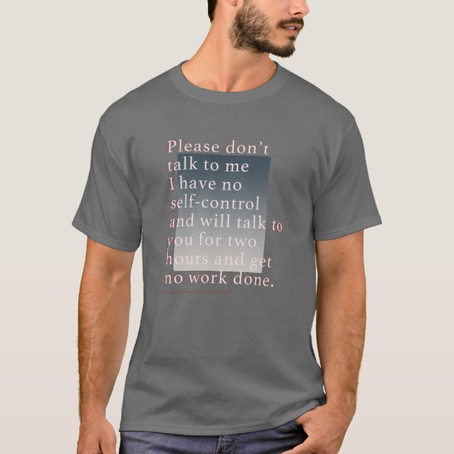 Não Fale Comigo Eu Não Tenho Uma Camisa De Autocon (Frente)