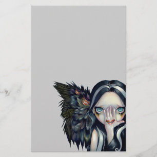 "Não fale nenhum" artigo de papelaria mau